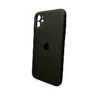 Чохол для смартфона Silicone Full Case AA Camera Protect for Apple iPhone 11 Pro Max кругл 40, Atrovirens