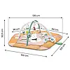 Розвиваючий килимок для немовлят левеня Польща, фото 5