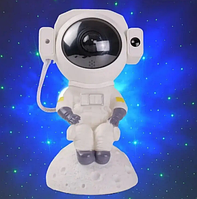 Детский светодиодный ночник проектор звездного неба космонавт XD-20 Светильник проектор лазерный астронавт
