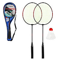 Бадмінтон 2 ракетки, воланчик, в сумці 65см