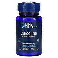 Life Extension Citicoline (CDP-Choline) 60 растительных капсул