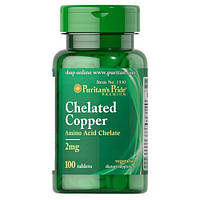 Puritan's Pride Copper Chelate 2 мг 100 таб.