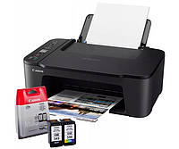 Принтер Canon Pixma TS3750I BK WIFI + стартовые туши
