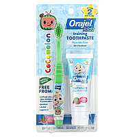 Набор зубной щетки с тренировочной зубной пастой со вкусом арбуза Orajel Cocomelon