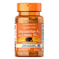 Puritan's Pride Zeaxanthin 4mg с Lutein 10mg 60 жидких капсул