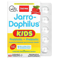 Jarrow Formulas Kids Probiotic + Prebiotic 60 жевательных таблеток