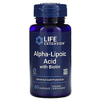 Life Extension Alpha-Lipoic Acid with Biotin 60 капсул