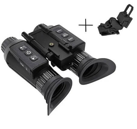 Тактичний бінокль нічного бачення NV8300 Super Light 4K HD 36MP 3D (до 500м) + кріплення FMA L4G24 на шолом, фото 1