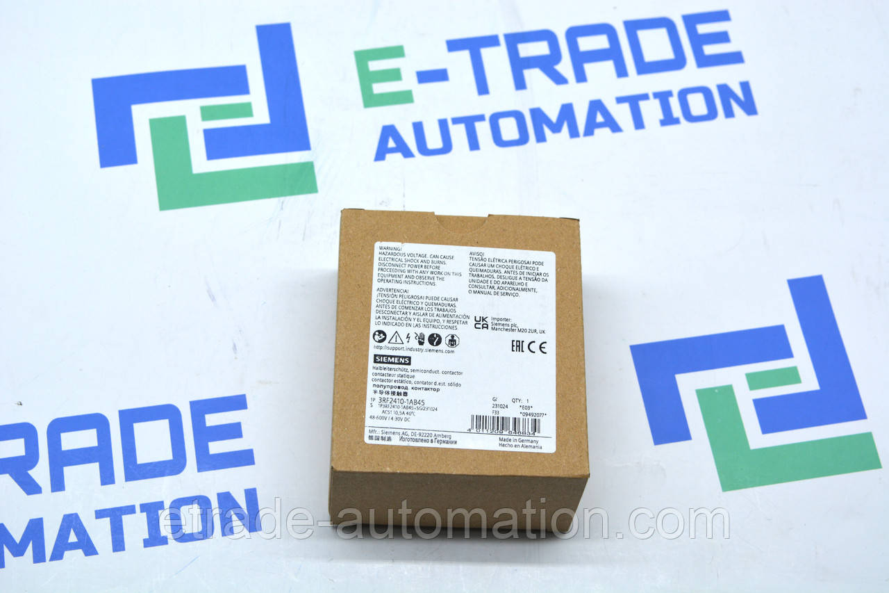 Контактор Siemens 3RF2410-1AB45, фото 1