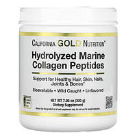 California Gold Nutrition Hydrolyzed Marine Collagen Peptides 200 грамм