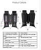 Бінокль нічного бачення NV8300 Super Light HD 4K (до 500м) + кріплення FMA L4G24 на шолом + карта 64Гб, фото 6