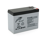 Акумуляторна батарея AGM RITAR RT12100S, Gray Case, 12V 10.0Ah ( 151 х 98 х 95 (101 ) ) Q8