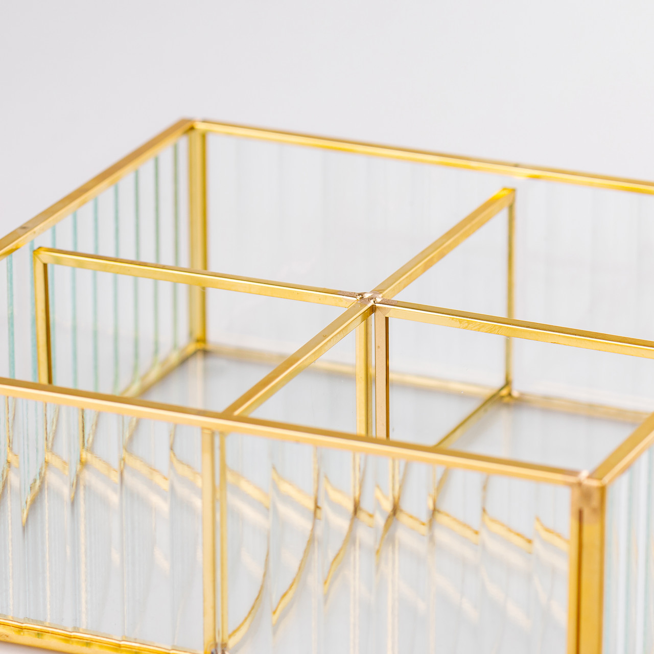 Золотой олень прямоугольное стекло с металлическим каркасом 18х18,5 см - фото 4 - id-p2101859962