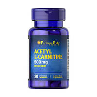 Puritan's Pride Acetyl L-Carnitine 500 mg 30 капсул