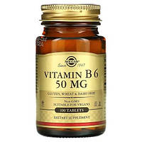 Solgar Vitamin B6 50 мг 100 таблеток