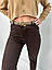 Жіночі модні штани вельветові вузькі укорочені, чорні, коричневі, сірі, розмір 42, 44, 46, 48, 50, 52, фото 8