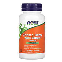 NOW Chaste Berry Vitex Extract 300 мг 90 капсул