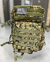 Рюкзак тактический 45л Yakeda, Вудленд Диджитал, тактический рюкзак для военных, армейский рюкзак ARG