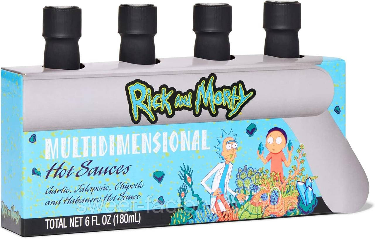 Набір соусів Adult Swim RICK AND MORTY Multidimensional Hot Sauce Set 4s 180g, фото 1