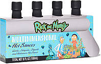 Набор соусов Adult Swim RICK AND MORTY Multidimensional Hot Sauce Set 4s 180g