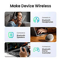 Bluetooth-адаптер UGREEN USB Bluetooth 5.3 передавач для комп'ютера, ноутбука, фото 6