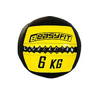 Медицинский мяч Wall Ball (медбол, волболл) EasyFit EF-WB-06, 6 кг, Vse-detyam