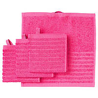 Полотенце, розовое, 30х30 см. VAGSJON (905.710.95) IKEA