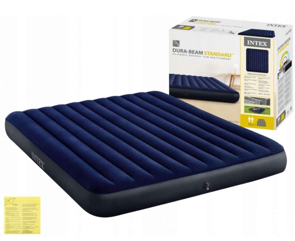 Надувний двоспальний матрац Intex 64755 Dura-Beam™ (розмір 203x183x25см)