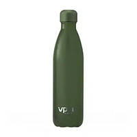 VPLab Metal water bottle 500 ml olive, Темно-зеленый