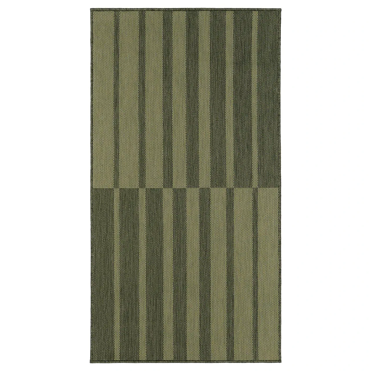 Килим тканий плоский indoor/outdoor, зелений, 80x150 см KANTSTOLPE (905.693.18) IKEA