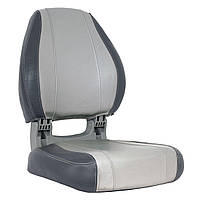Складное сиденье для лодки и катера SIROCCO OS цвета угольно/серого
