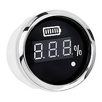 Цифровой вольтметр для лодки I GAUGE 52MM с черным LED дисплеем 8-16В