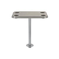 Прямоугольный лодочный стол со стойкой 75202-04 цвет серый