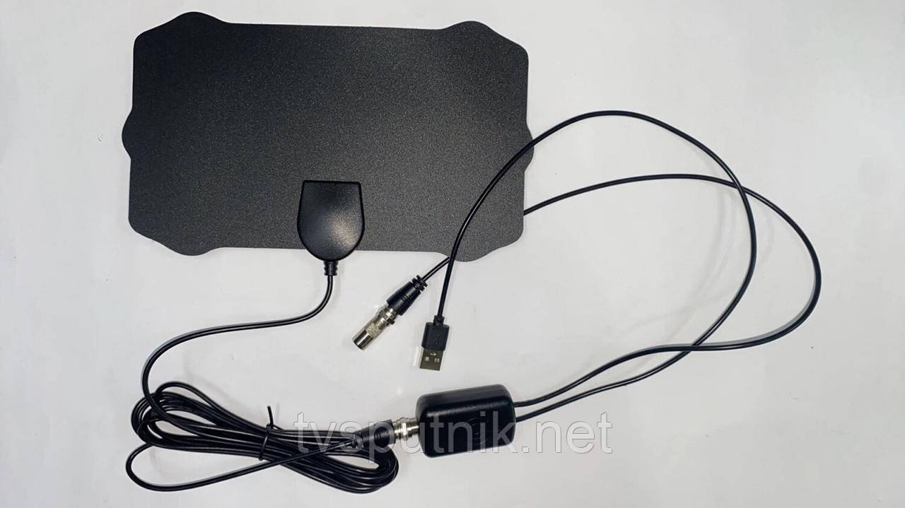 Антена Т2 кімнатна цифрова із підсилювачем