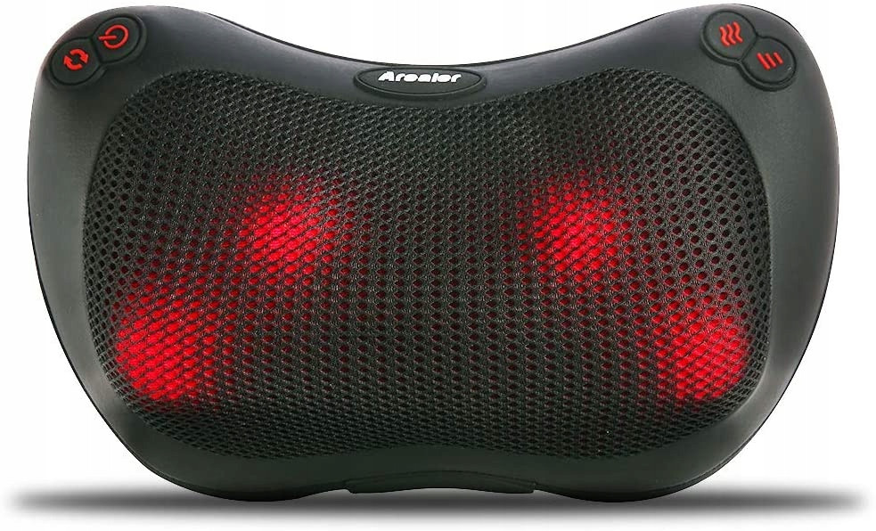 Arealer Shiatsu Pillow Massager з теплом для спини та шиї — JXK-002 масажна подушка шіатцу