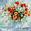 Антистрес алмазна мозаїка Ідейка Польові квіти 40х50 см Різнобарвна Art33147, фото 2