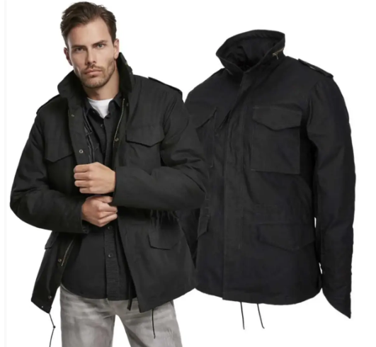 Куртка BRANDIT M-65 Classic Оригінал чорна військова куртка (Німеччина) Чоловічі куртки Brandit m65 ARG