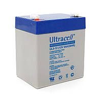 Аккумуляторная батарея Ultracell UL5-12 AGM 12V 5 Ah (90 x 70 x 101), 0.8 kg White Q10/420 p