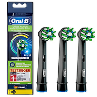 Oral-B Cross Action Black Edition EB50RB насадки 3 шт для чорної електричної зубної щітки Braun pro 750