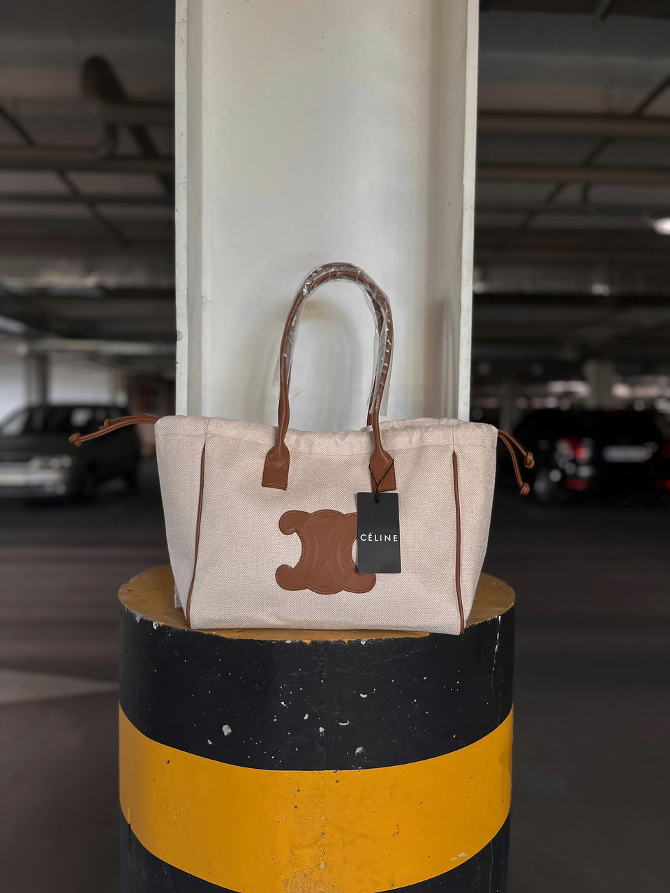 Модна жіноча сумка  Celine  shopper beige 38*25