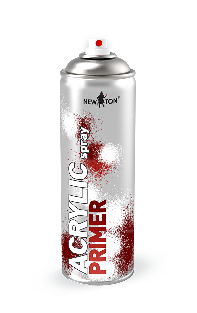 Грунт авто акриловий аерозольний Чорний New Ton 500 мл