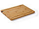 Бамбукова обробна дошка ERNESTO 37,5 х 25,6 см із стругачкою для ножа, фото 4