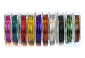 Дріт кольоровий метал 0,3мм 10м (10)