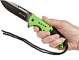 Ніж складаний Помічник Оutdoor Active Roper Green 21 см паракорд, фото 4