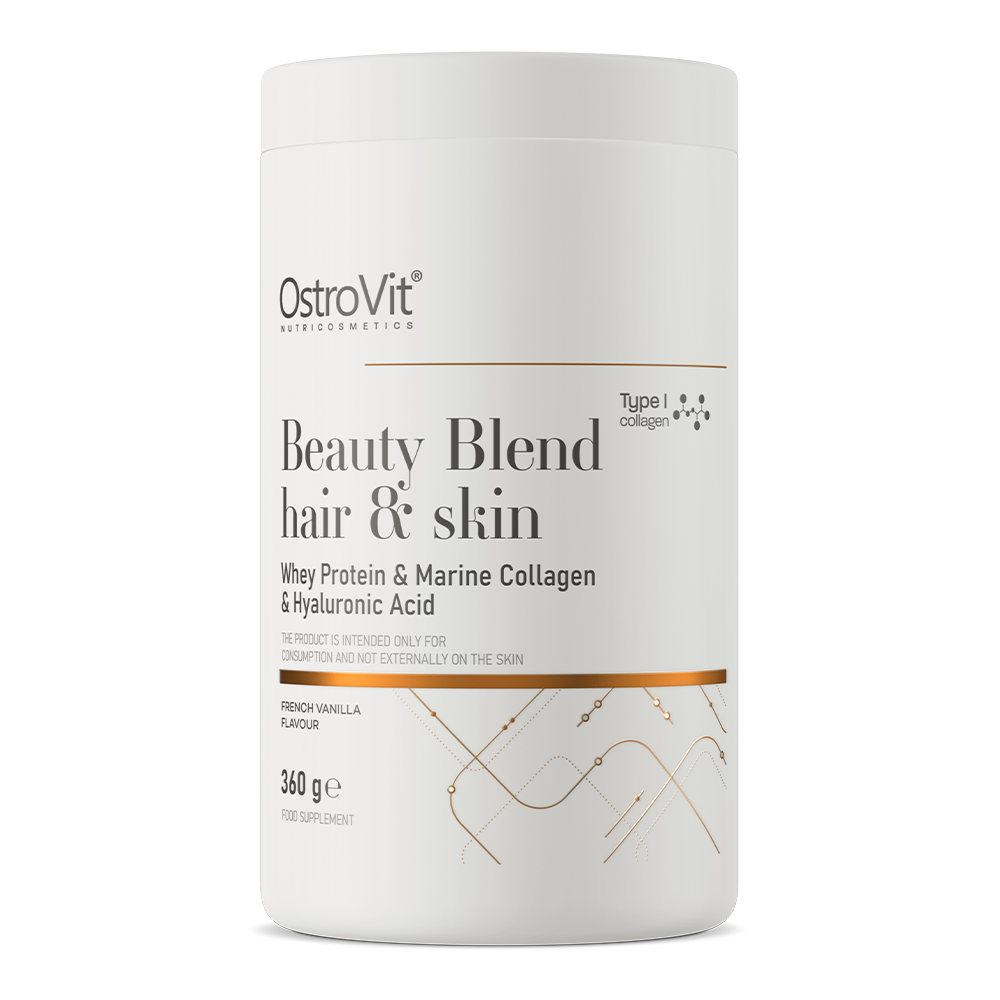 Вітаміни Beauty Blend Hair & Skin OstroVit 360 г Ваніль