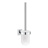 Йоржик для унітазу настінний GROHE QuickFix Start Cube 40977000 округлий скляний хром CV033416