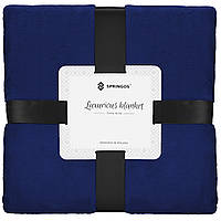 Плед-покривало Springos Luxurious Blanket м'який плюшевий 200 x 220 см для дому B_01900