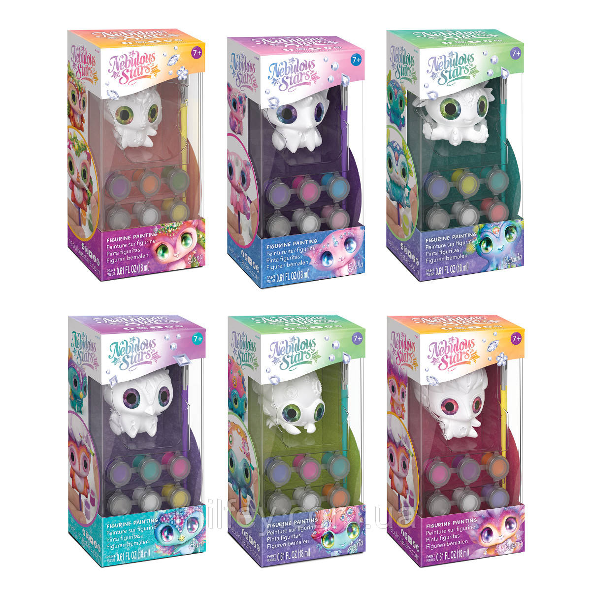 Набір для творчості Nebulous Stars Розфарбуй улюбленця (6 видів в асорт.), фото 1