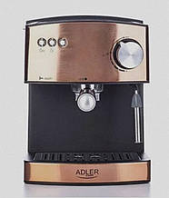 15 бар Ріжкова кавоварка еспресо Adler AD 4404 CR
