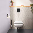 Кнопка зливу для інсталяції GROHE подвійна матована чорна 216910 CV033580, фото 8